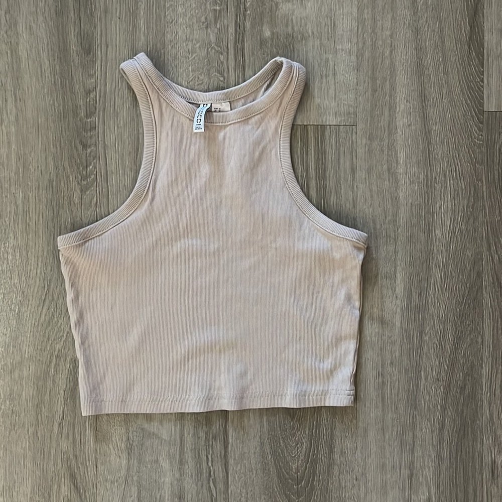 H&M Racer Back Cropped Tank Top - Picture 2 of 7